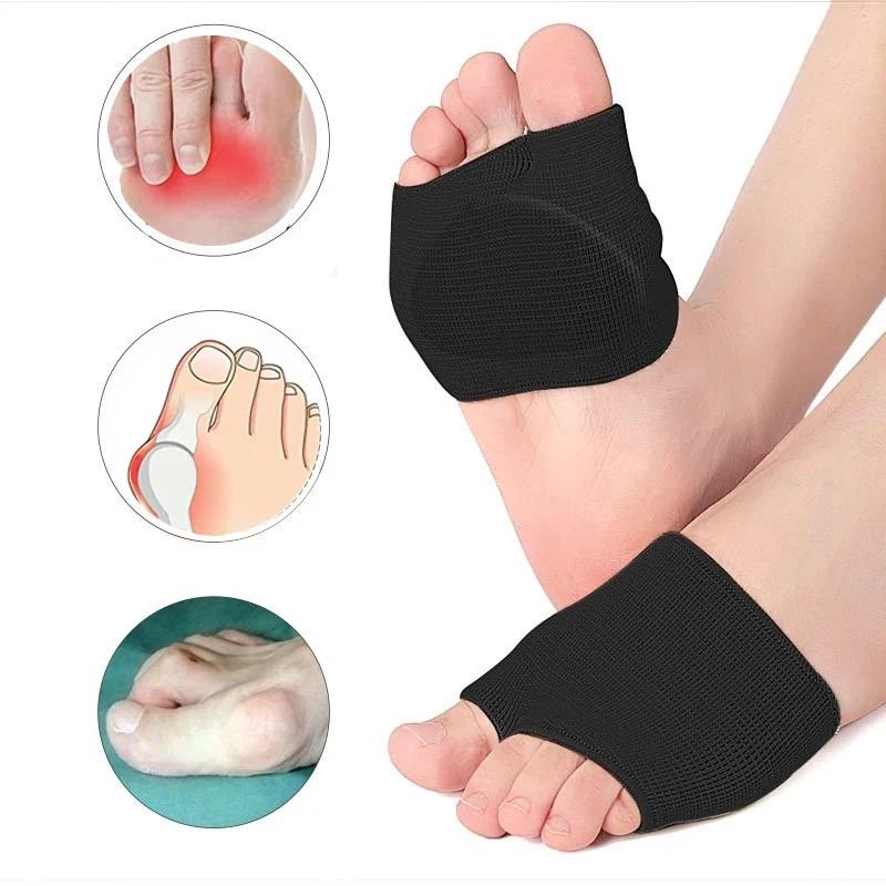 Anti-slip Forefoot Pads Half Insoles for Forefoot Pain Relief Insole Shock Absorption Foot Cushion Hallux Valgus Cor